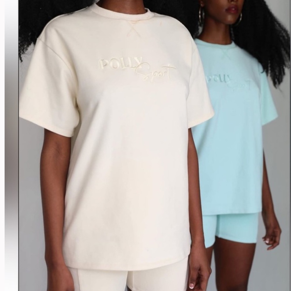 💕 Oh Polly Sport Logo Oversized Top 💕 - Picture 3 of 8